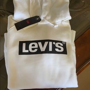 LEVIS WHITE HOODIE